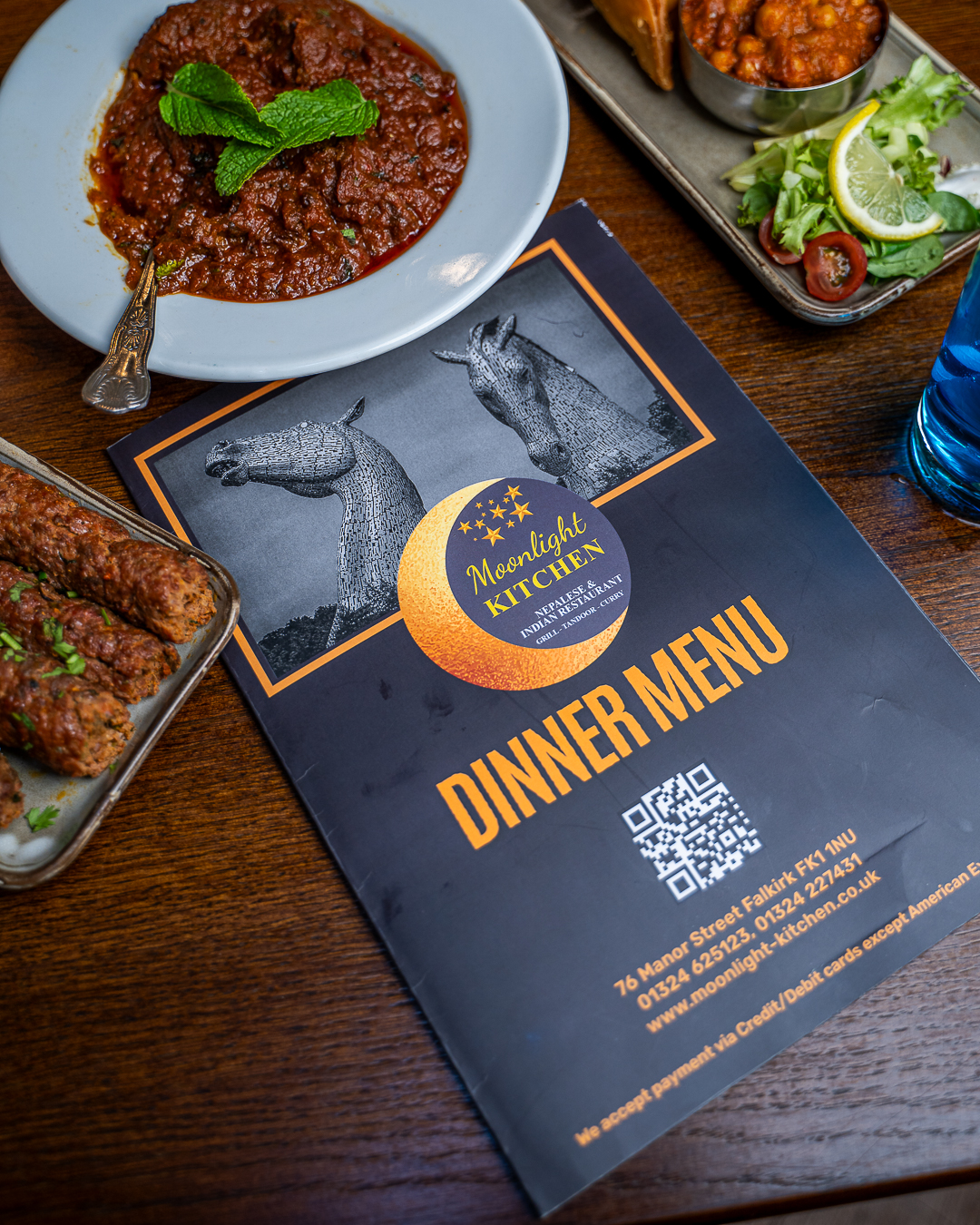 menu of moonlight kitchen